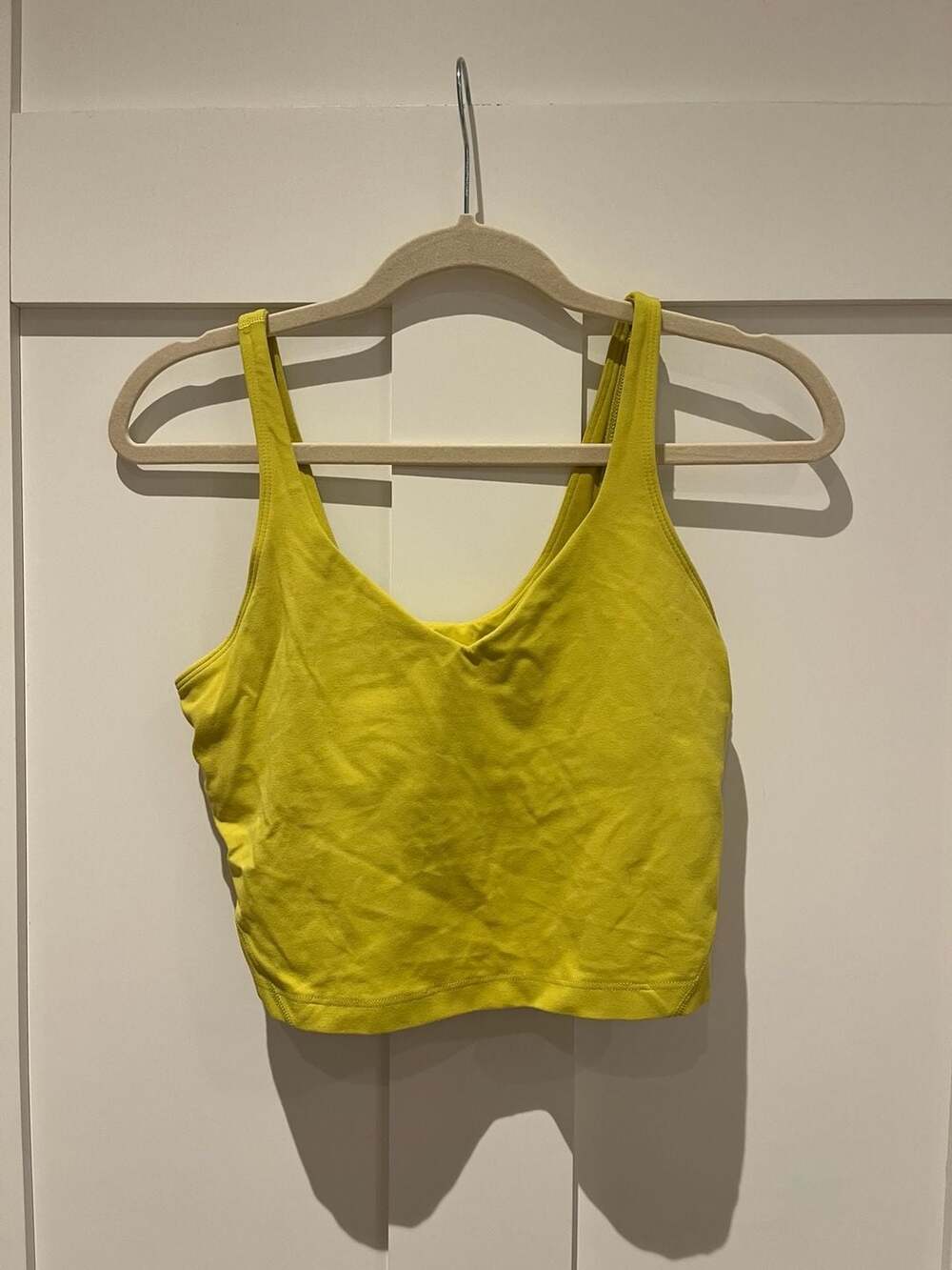 Lululemon Align Tank Top Size 8 Yellow